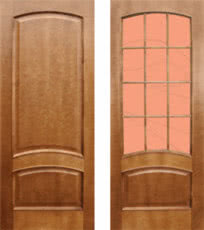 Белорусские двери Фабрика ``Халес`` Модель Верона (скандинавская береза)